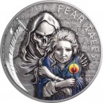 Palau LITTLE MATCH GIRL series FEAR TALES $10 Silver Coin Antique finish 2020 Ultra High Relief 2 oz